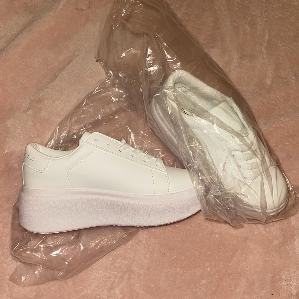 White sneakers